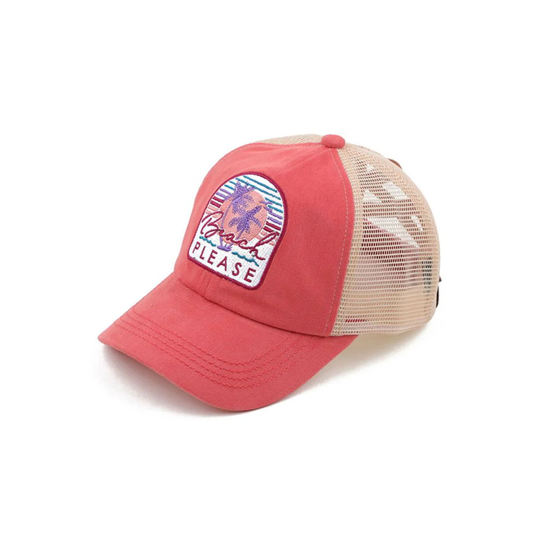 C.C BEACH PLEASE CRISS CROSS PONY CAP - Image 4