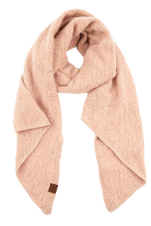 C.C Bias Cut Scarf With Whipstitched Edging - Image 14