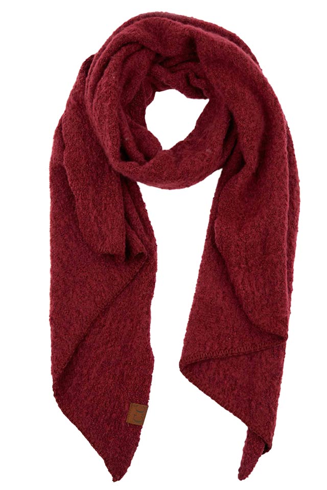 C.C Bias Cut Scarf With Whipstitched Edging - Image 9