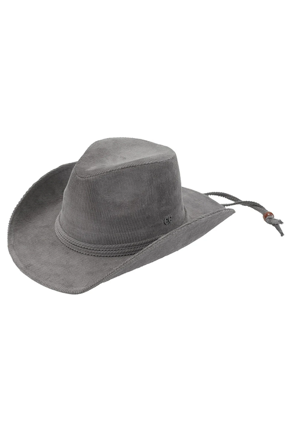C.C Chin Straps Corduroy Cowboy Hat - Image 4