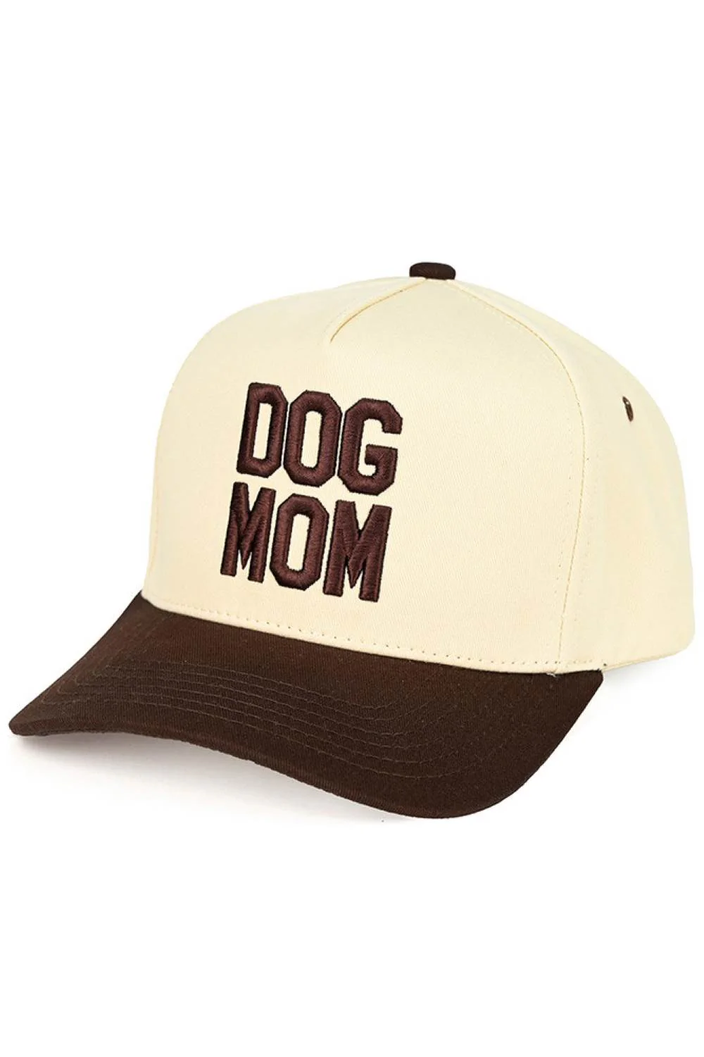 C.C DOG MOM Embroidered Two Tone Trucker Cap - Image 5