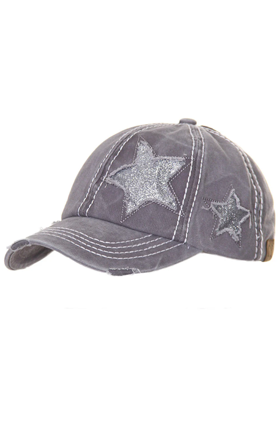 C.C GLITTER STAR BASEBALL PONYCAP - Image 4