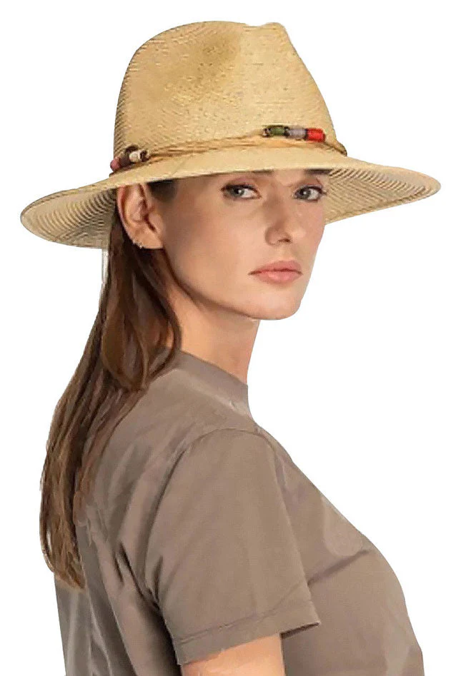C.C Multi Threaded Toggles Trim Panama Hat - Image 6