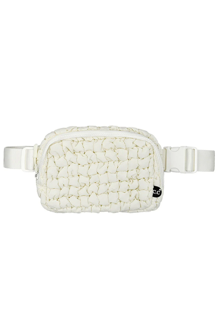 C.C Quilted Puffer Fanny Pack - Image 6