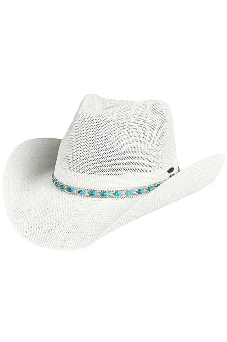 C.C Rhinestone Trim Band Cowboy Hat - Image 4