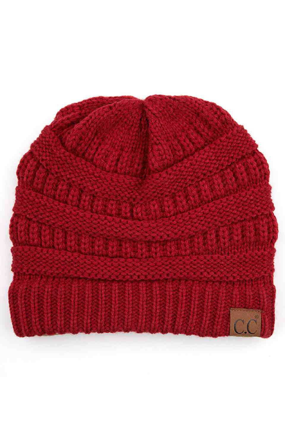 C.C Ribbed Kit Solid Color Beanie - Image 7