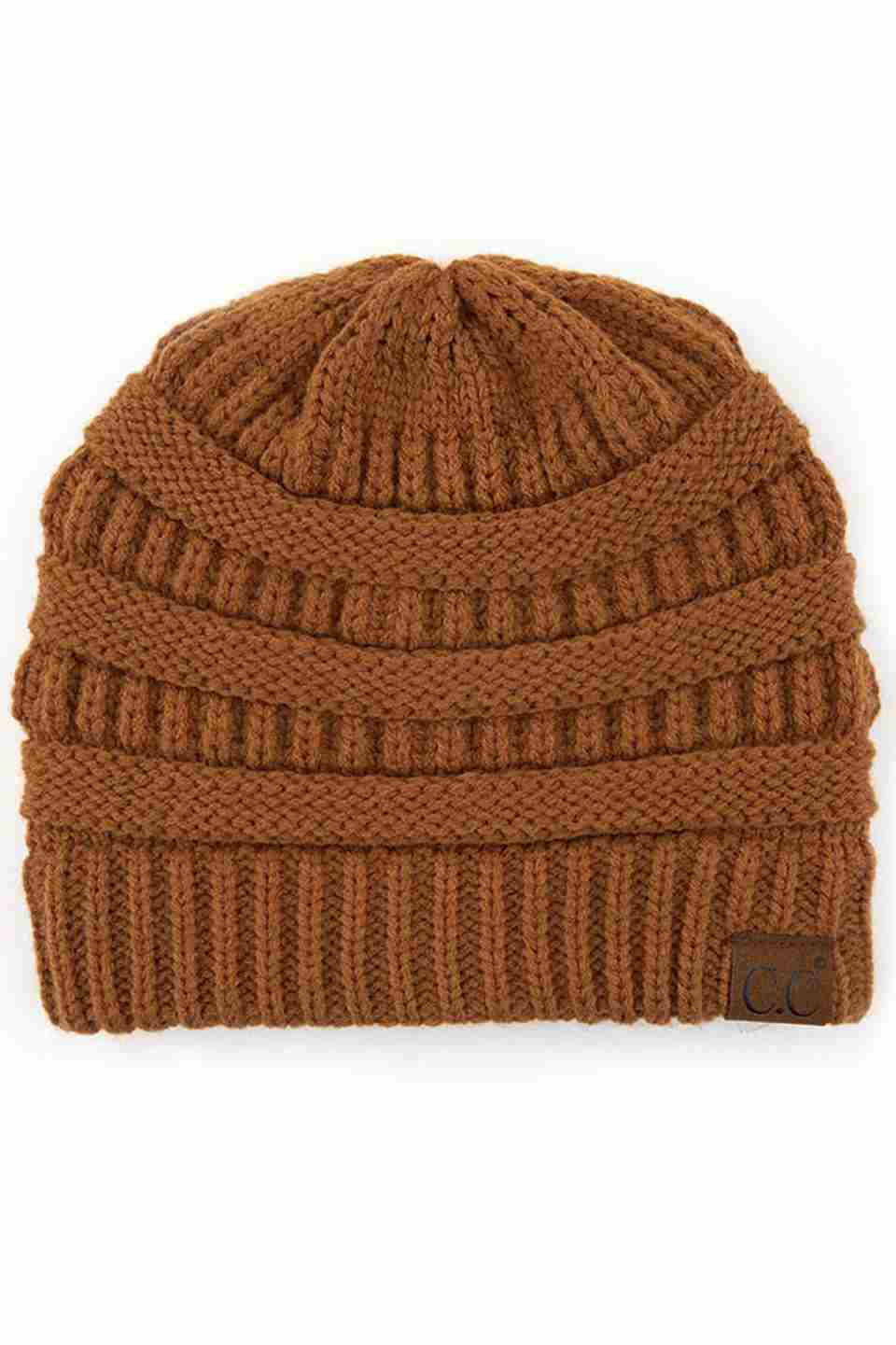 C.C Ribbed Kit Solid Color Beanie - Image 9