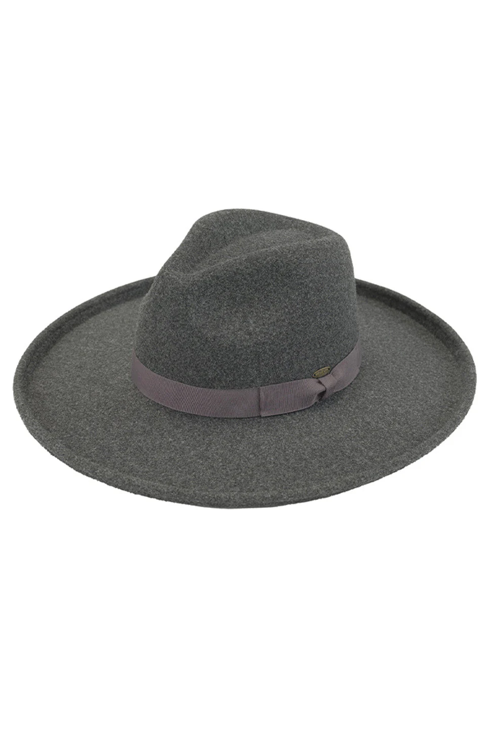 C.C Rolled Edge Brim Vegan Felt Hat - Image 3
