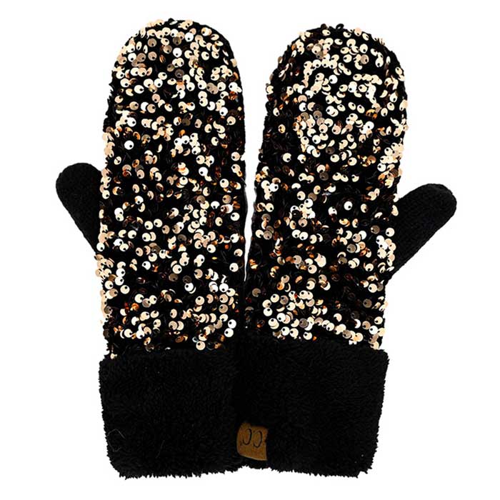 C.C Sequin Mittens - Image 3