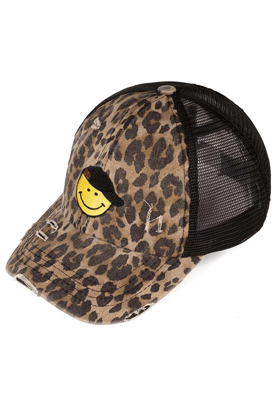 C.C SMILE CRISS-CROSS PONY CAP - Image 2