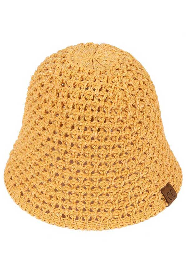 C.C Solid Knit Bucket Hat - Image 3