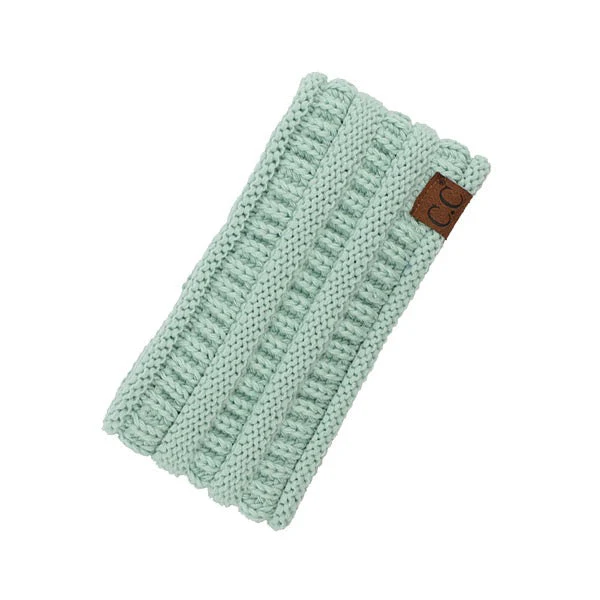 C.C Solid Ribbed Ponytail Headband Ear Warmer Earmuff - Image 14