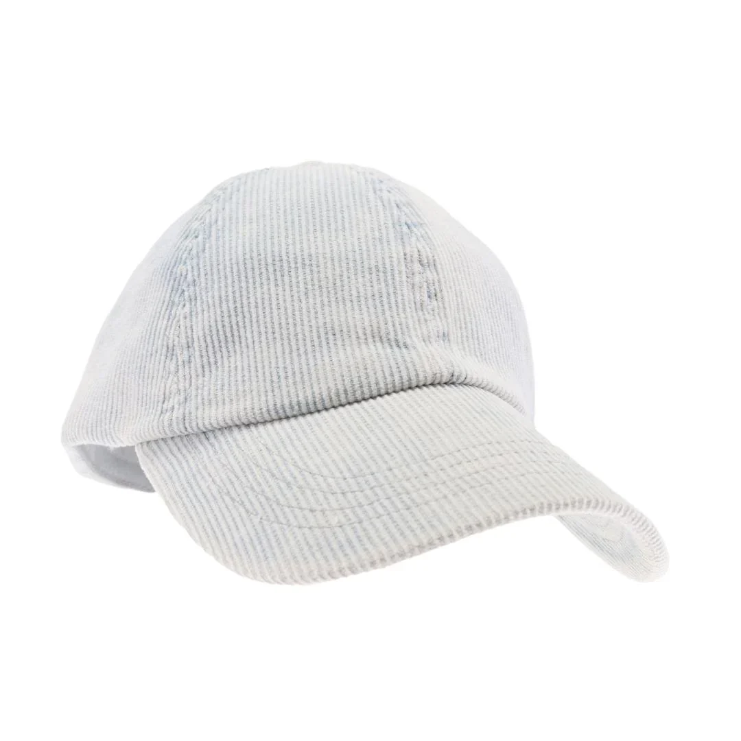 C.C Stonewashed Corduroy Criss Cross Pony Cap - Image 6