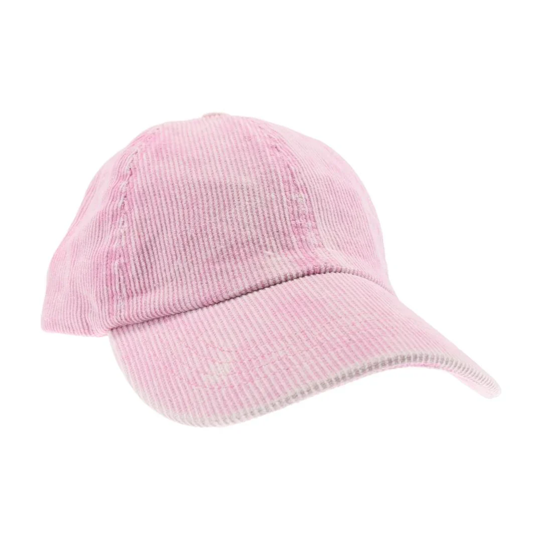 C.C Stonewashed Corduroy Criss Cross Pony Cap - Image 7