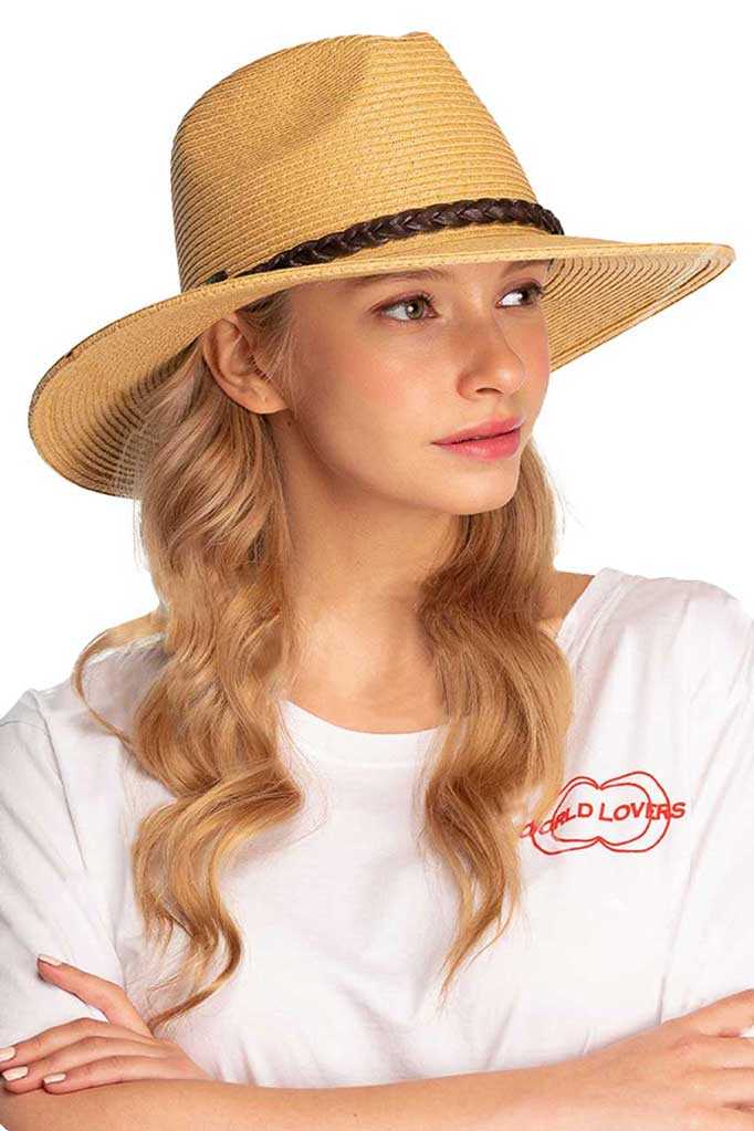 C.C STRAW PANAMA HAT