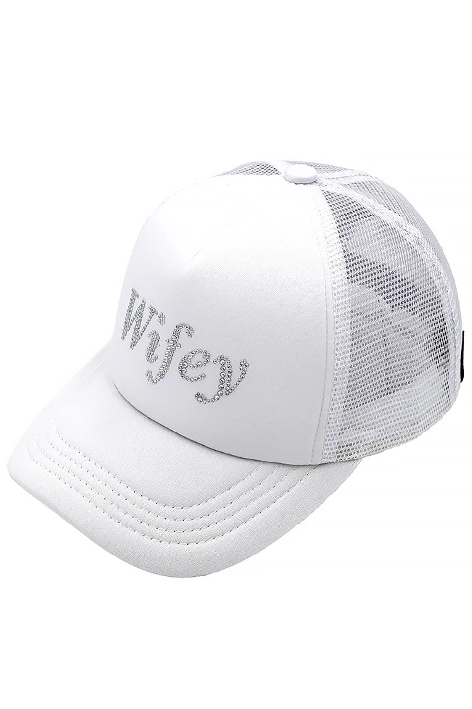 C.C WIFEY Rhinestones Trucker Cap - Image 6