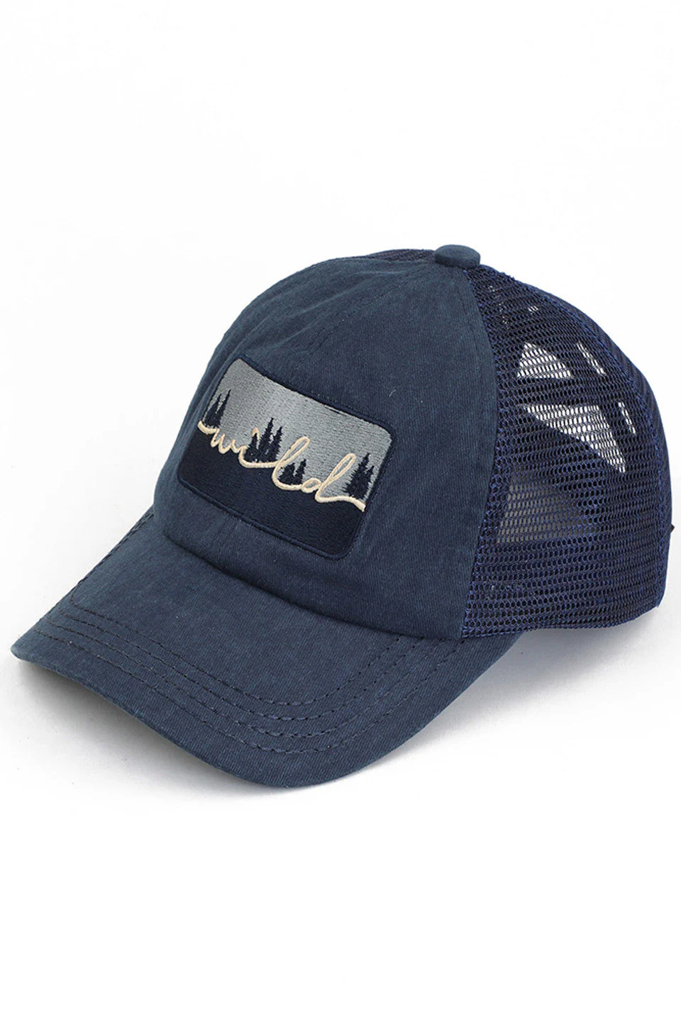 C.C Wild Patch Criss-Cross Pony Cap