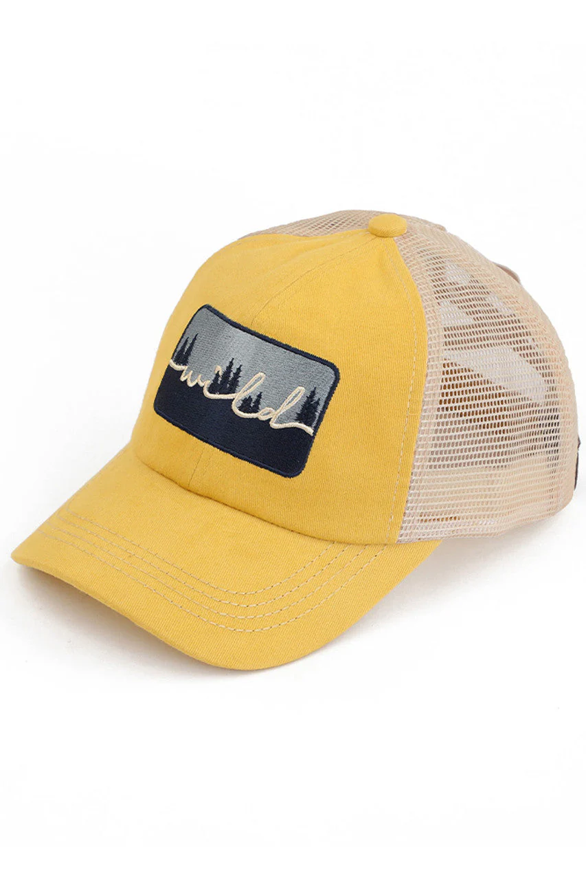 C.C Wild Patch Criss-Cross Pony Cap - Image 4
