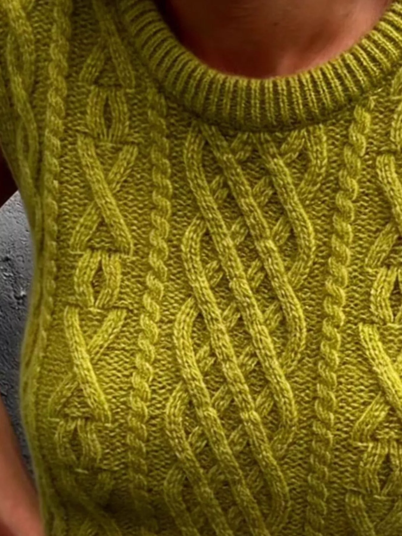 Cable Knit Sweater Vest - Image 7