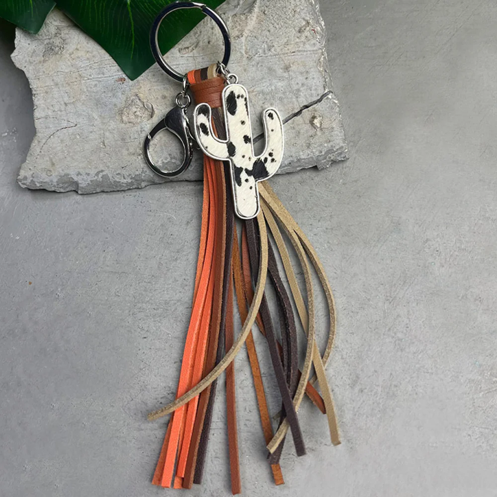 Cactus Keychain with Tassel - Image 6