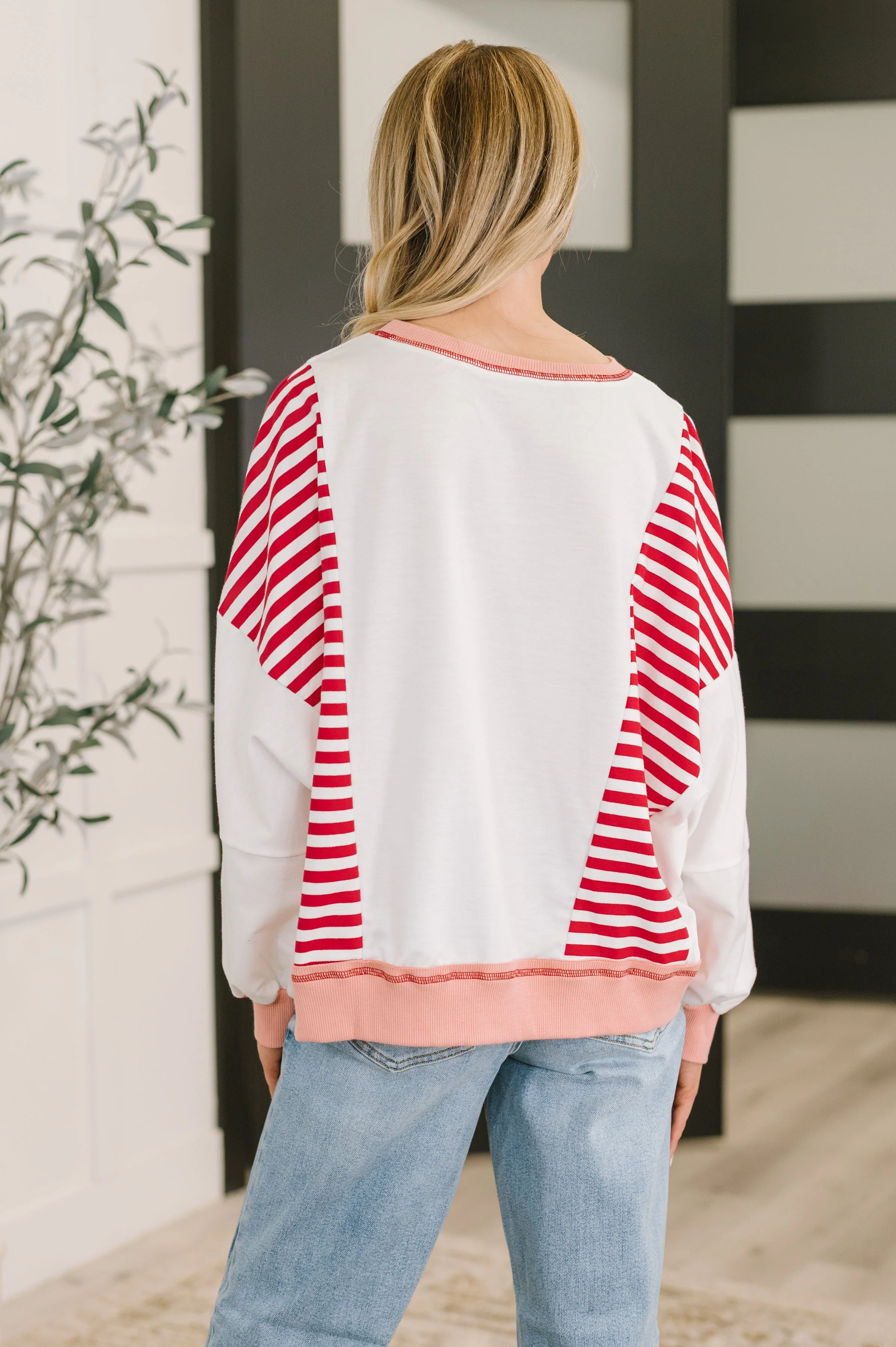 Candy Stripes & Chill Sweatshirt - Image 5