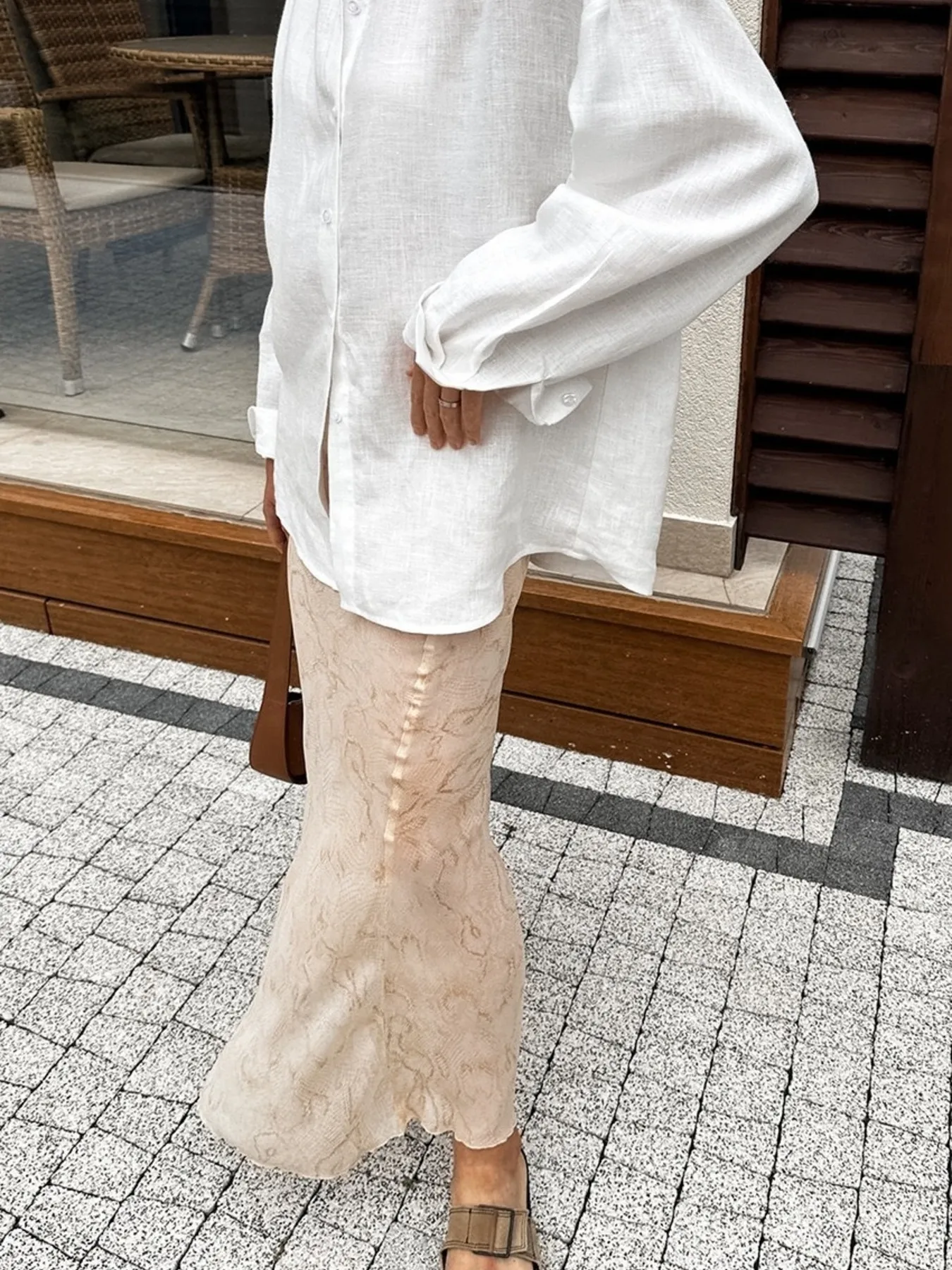 Casual Button-Up Long Sleeve Shirt - Image 9