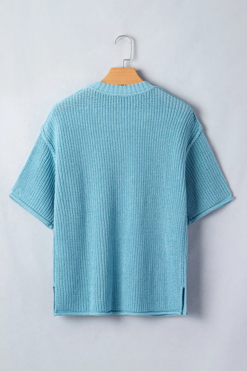 Casual Knit Half Sleeve Sweater - Image 5