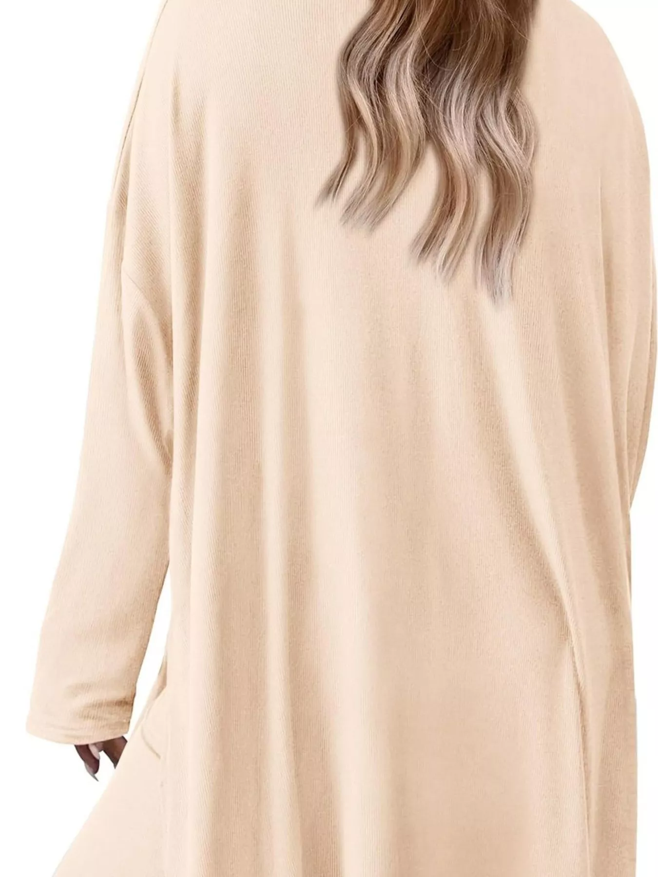 Casual Loose Long Sleeve Top and Wide Leg Pants Set - Image 5