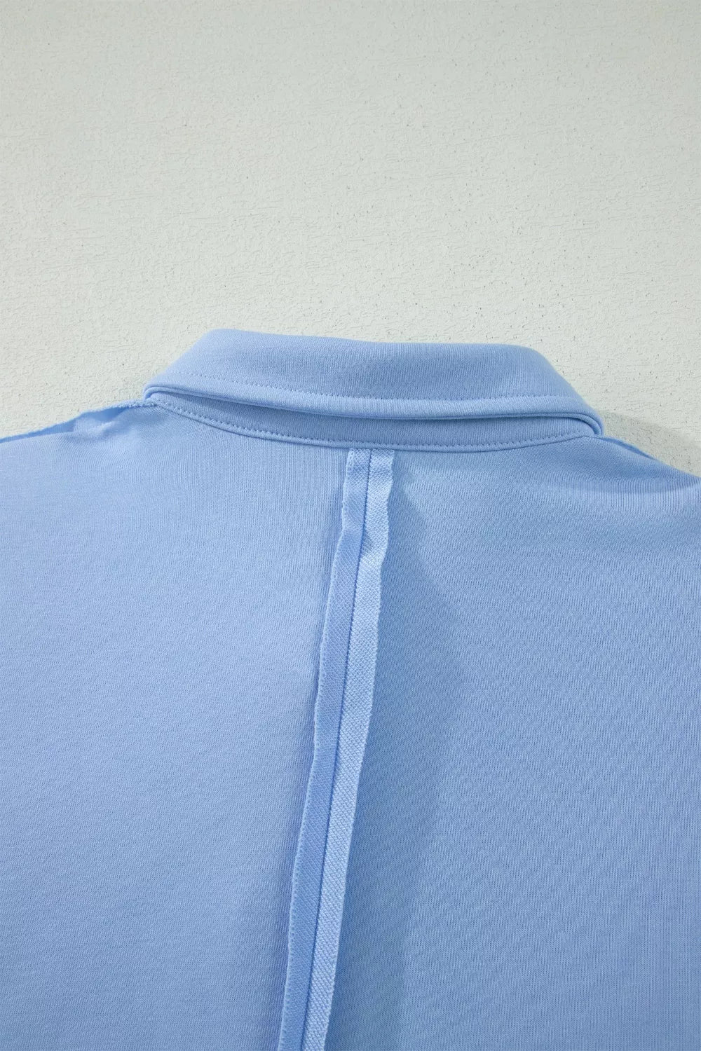 Casual Polo Collar Sleeveless Top and Shorts Set - Image 7