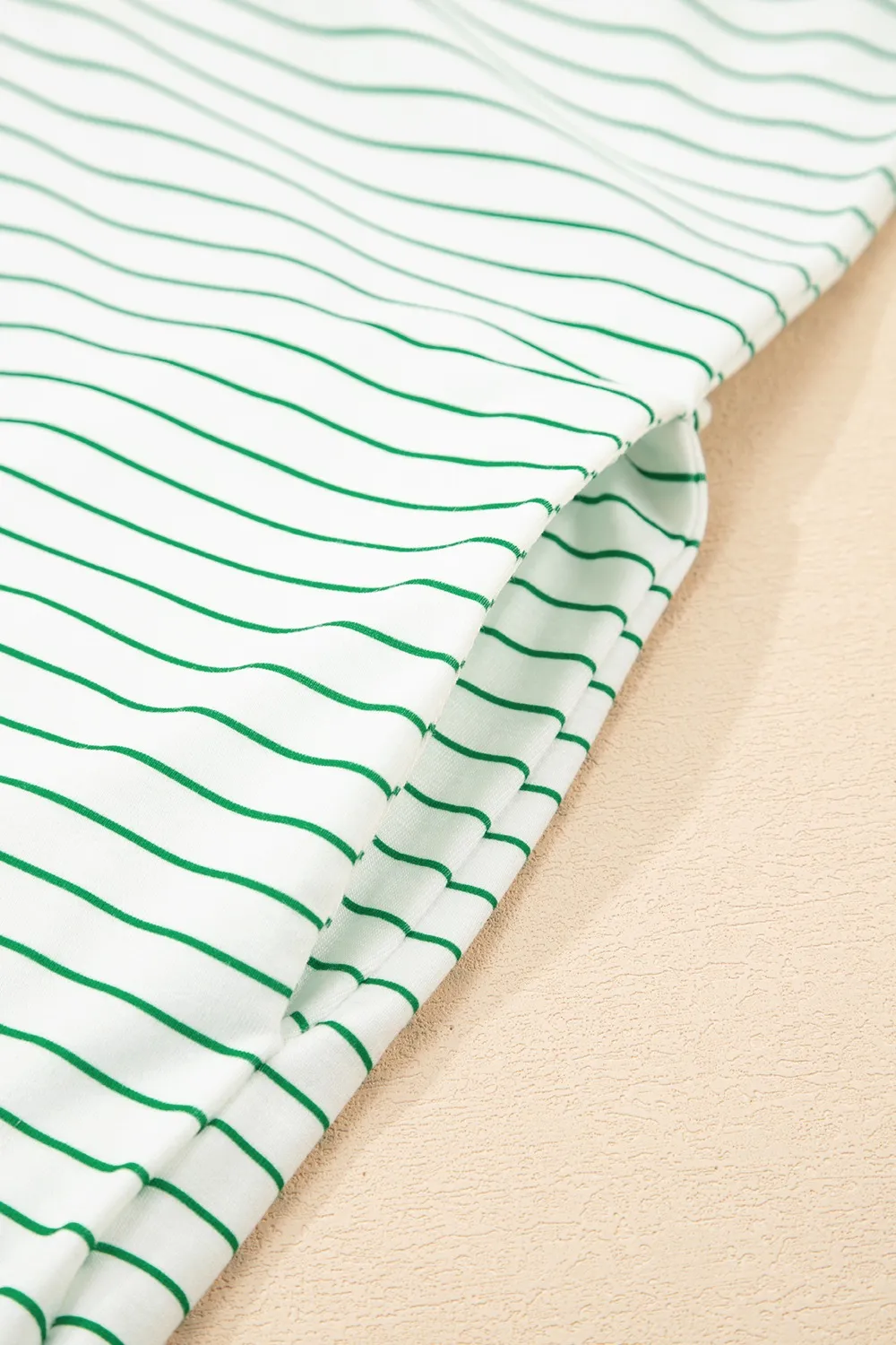 Casual Striped T-Shirt Dress with Pockets - Image 8