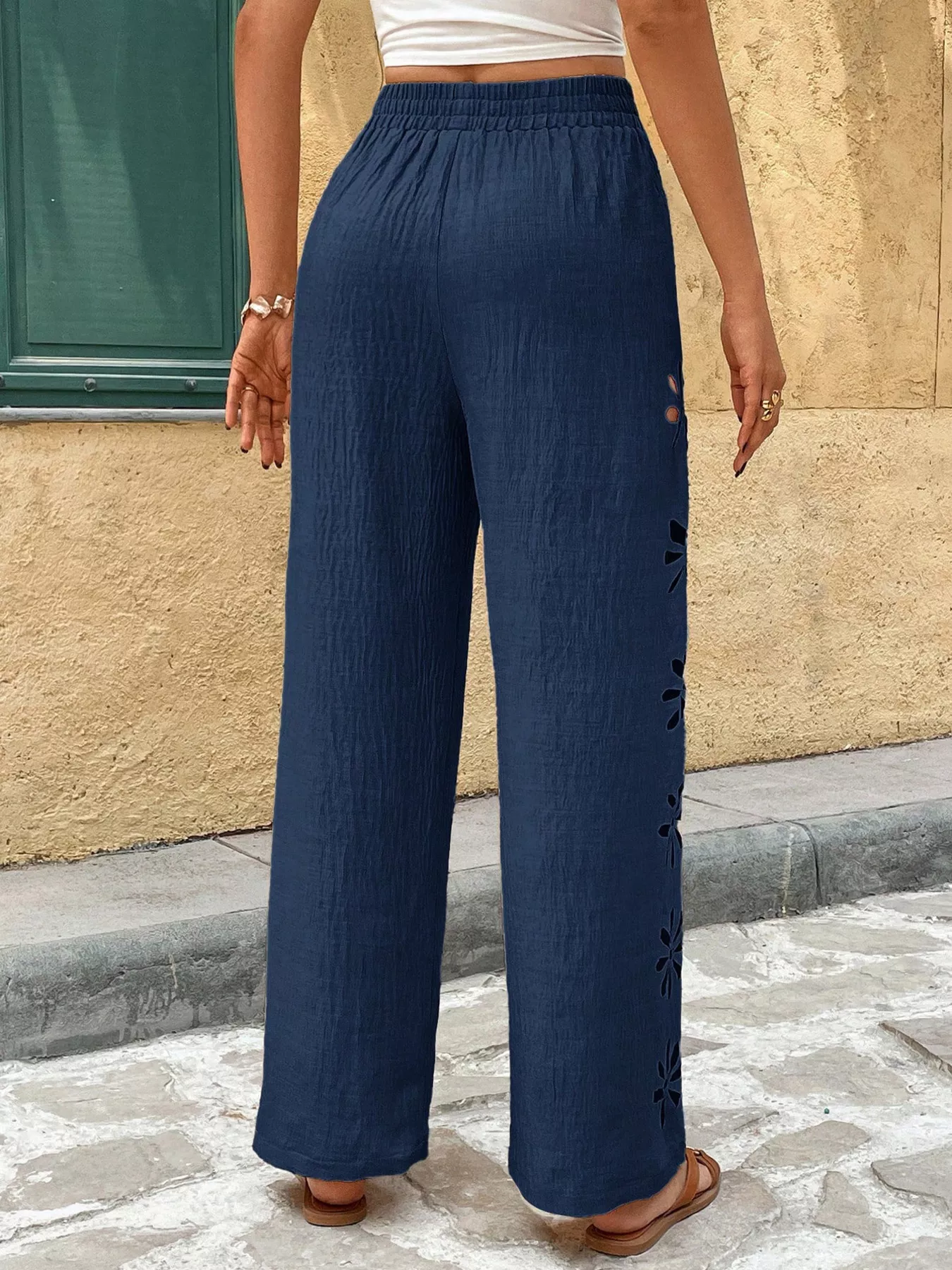 Casual Wide-Leg Pants - Image 11