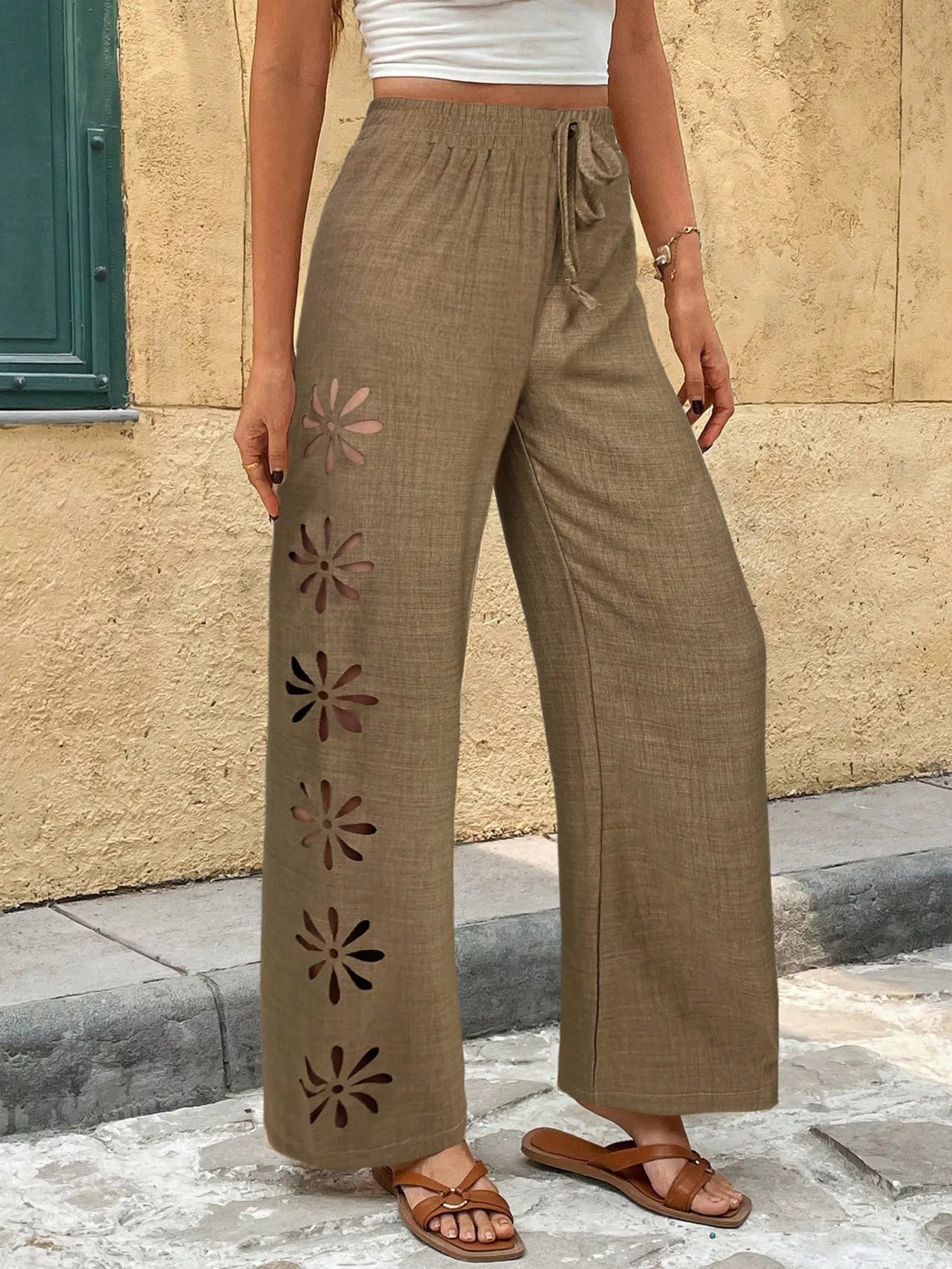 Casual Wide-Leg Pants - Image 22