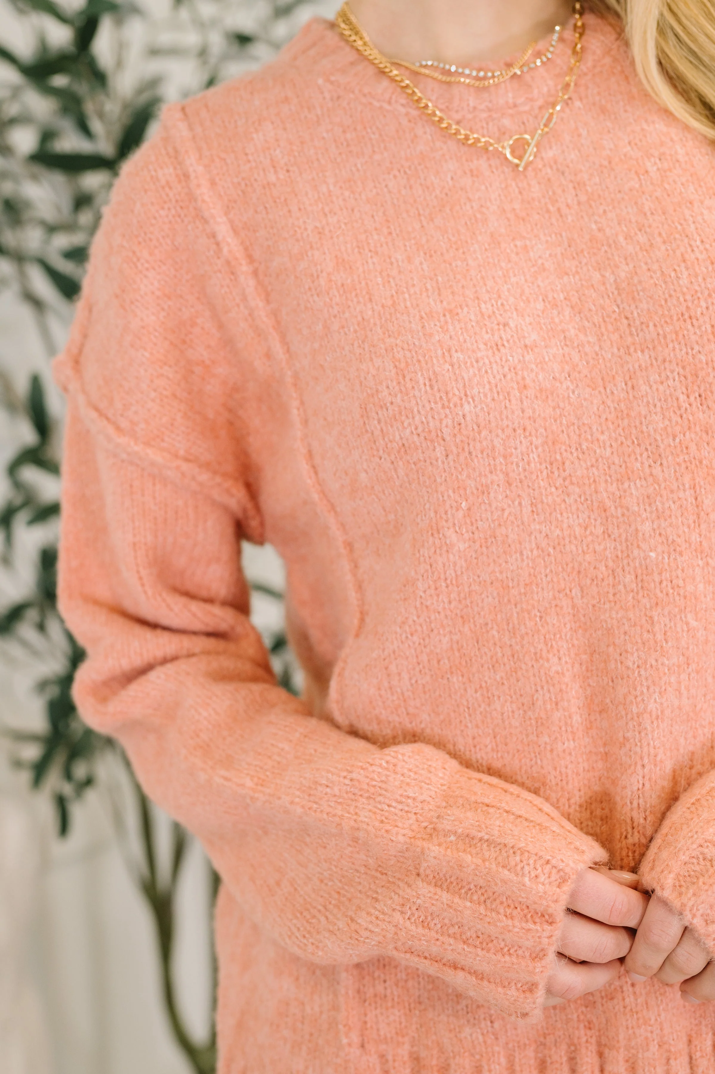 Changed for the Better Exposed Seam Pullover - Image 2