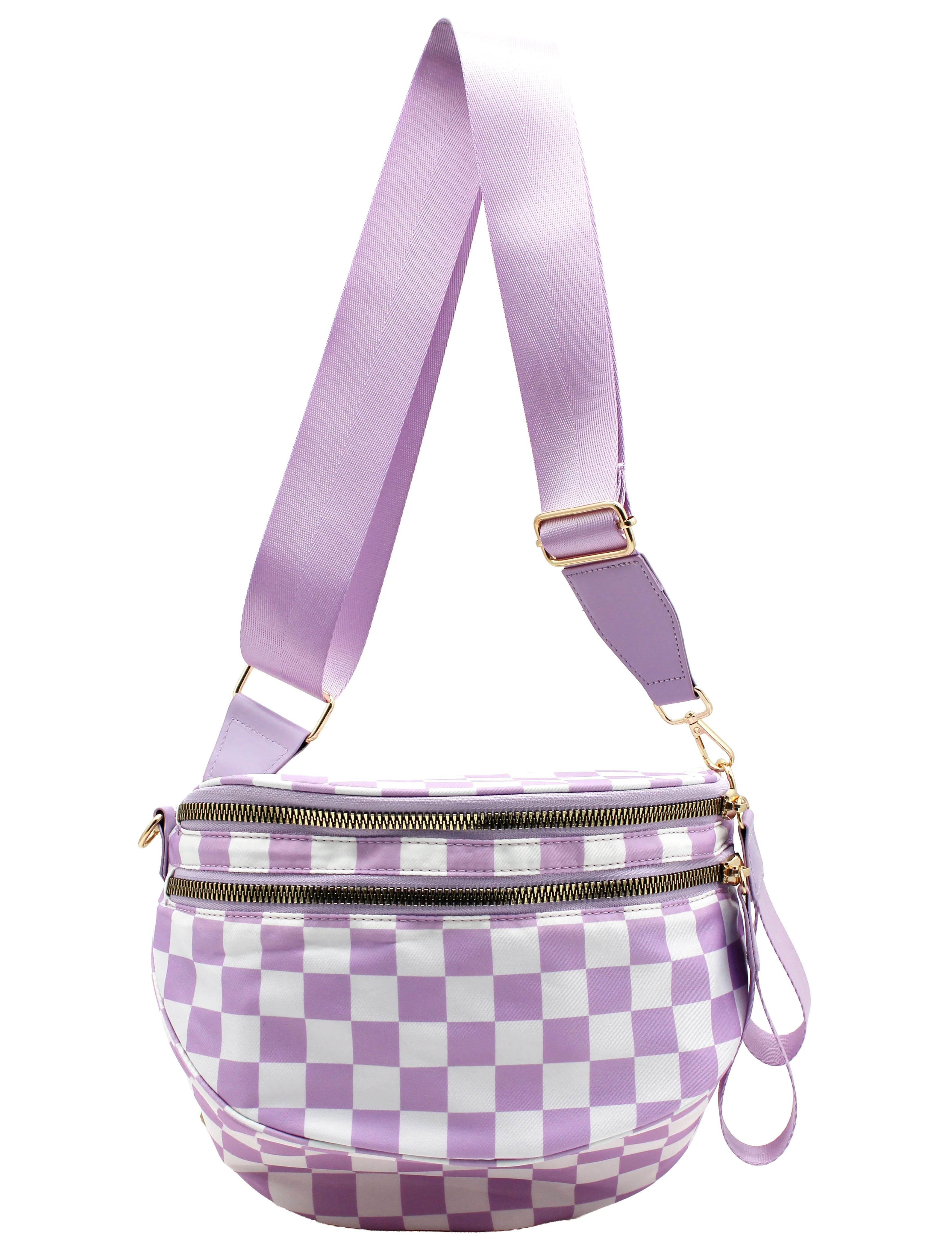 Checkered Crossbody Bag - Image 14