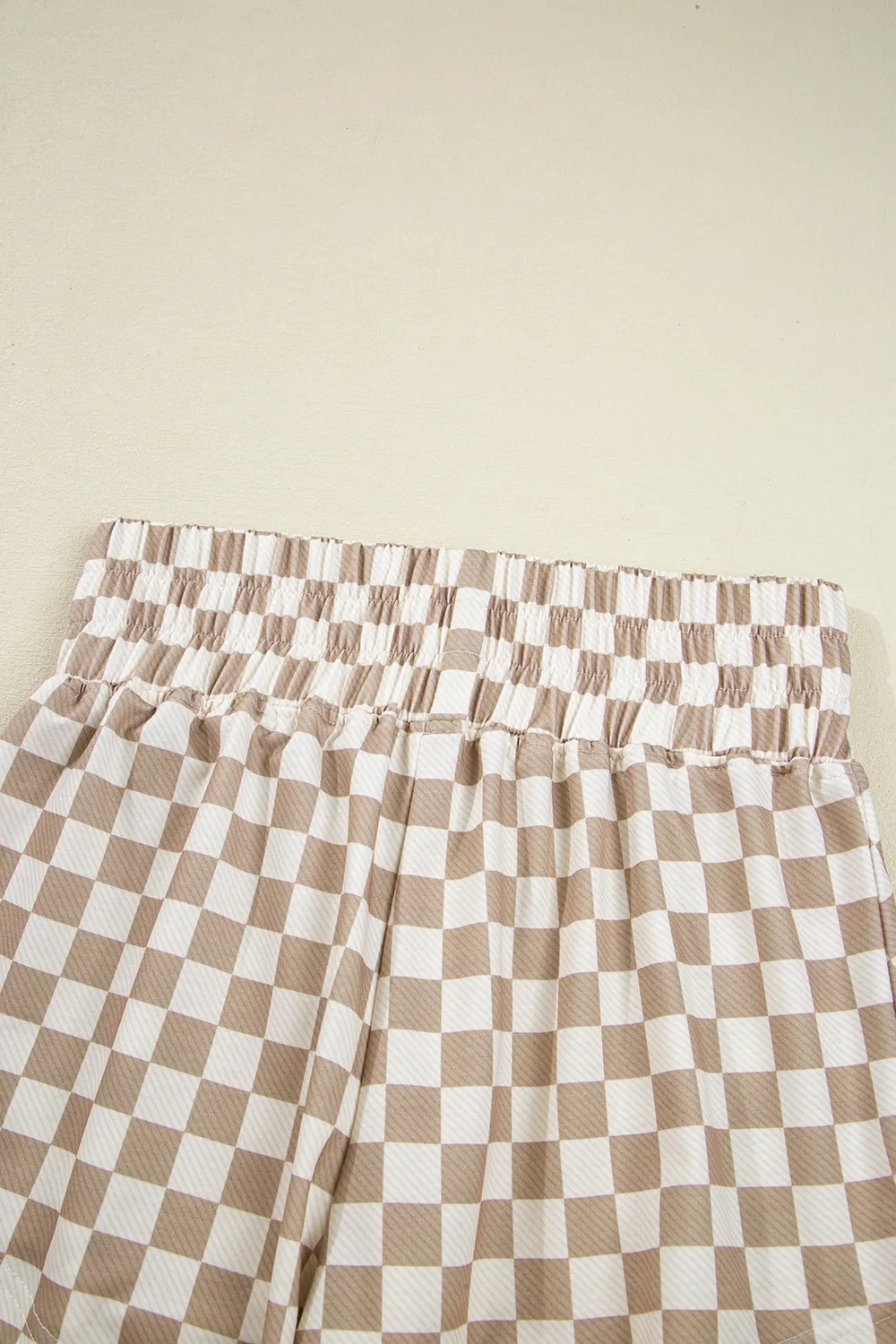 Checkered Long Sleeve Top and Skirt Two-Piece Set - Image 11
