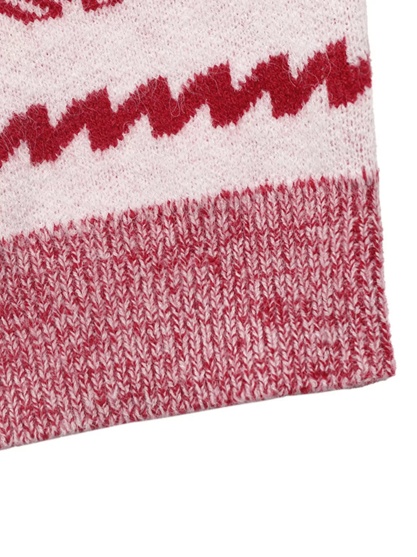 CHEERS Round Neck Long Sleeve Christmas Sweater - Image 8