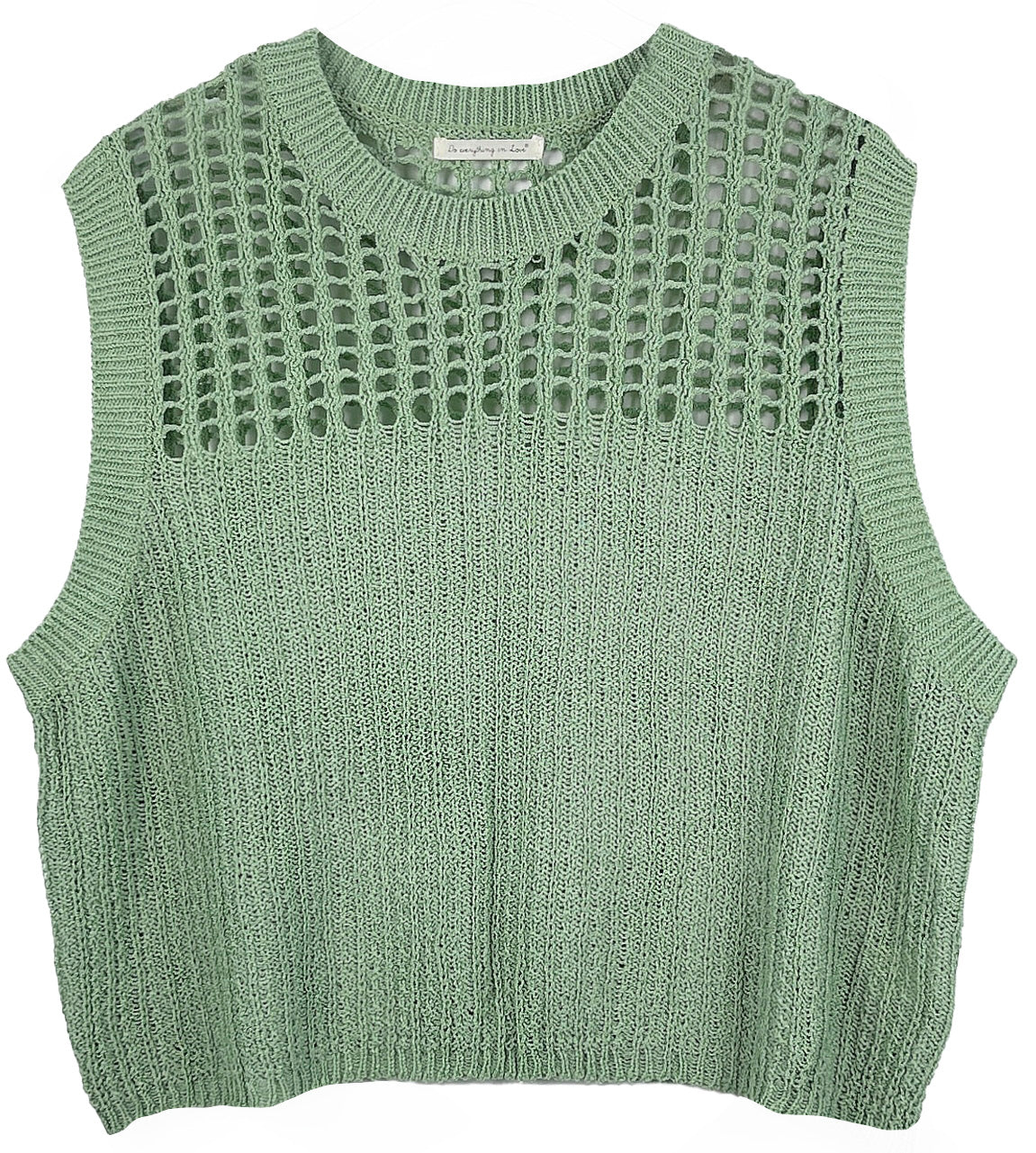 Chest Blocked Crochet Poncho - Image 10