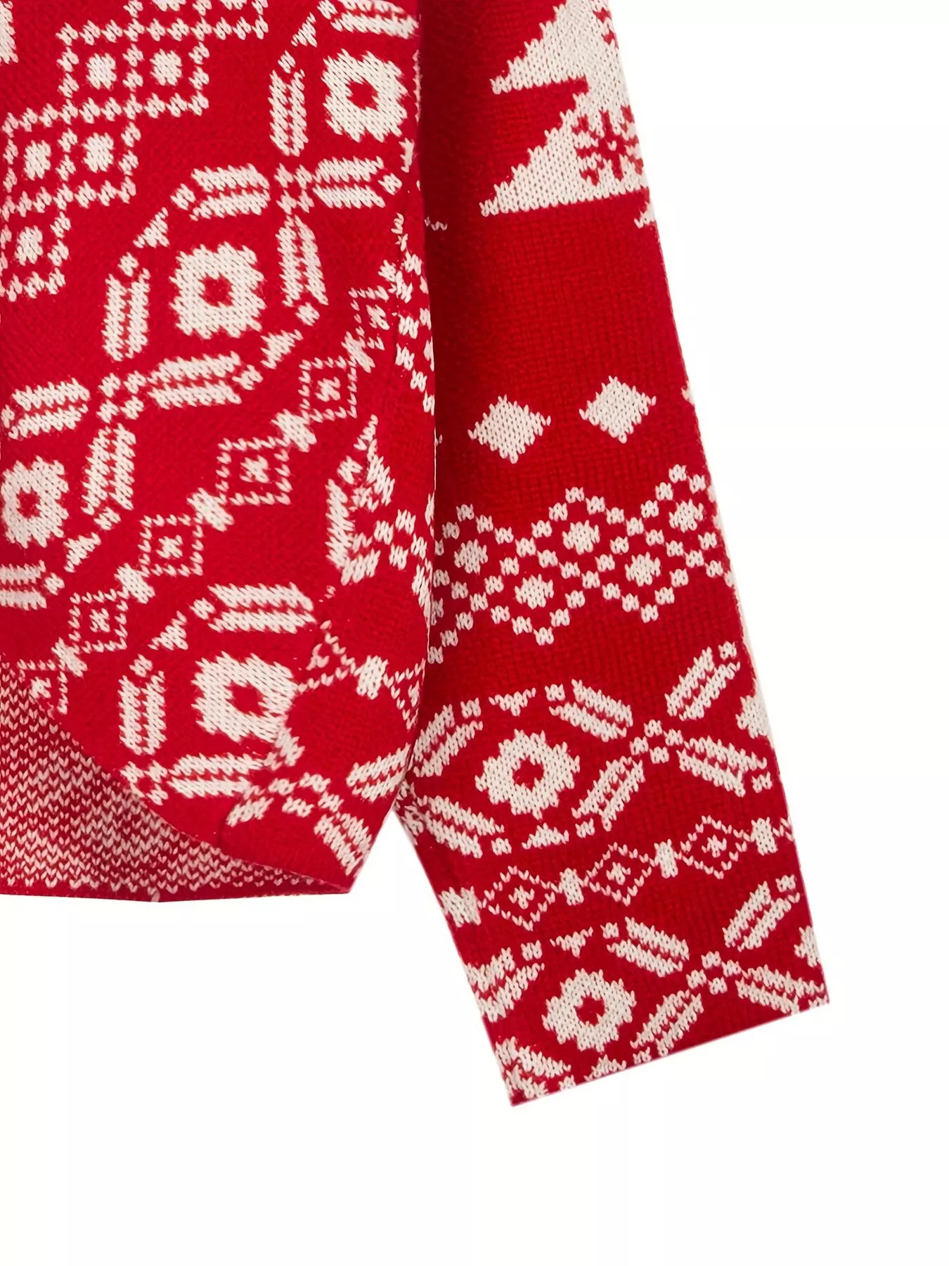 Christmas Tree Reindeer Long Sleeve Sweater - Image 8