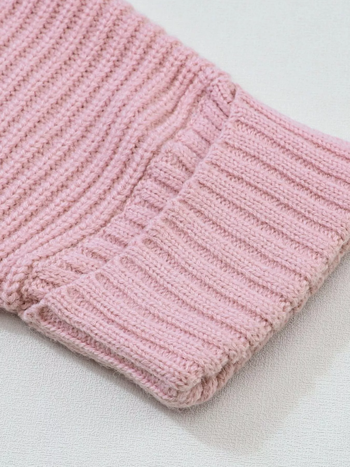 Chunky Knit Open Front Cardigan - Image 7