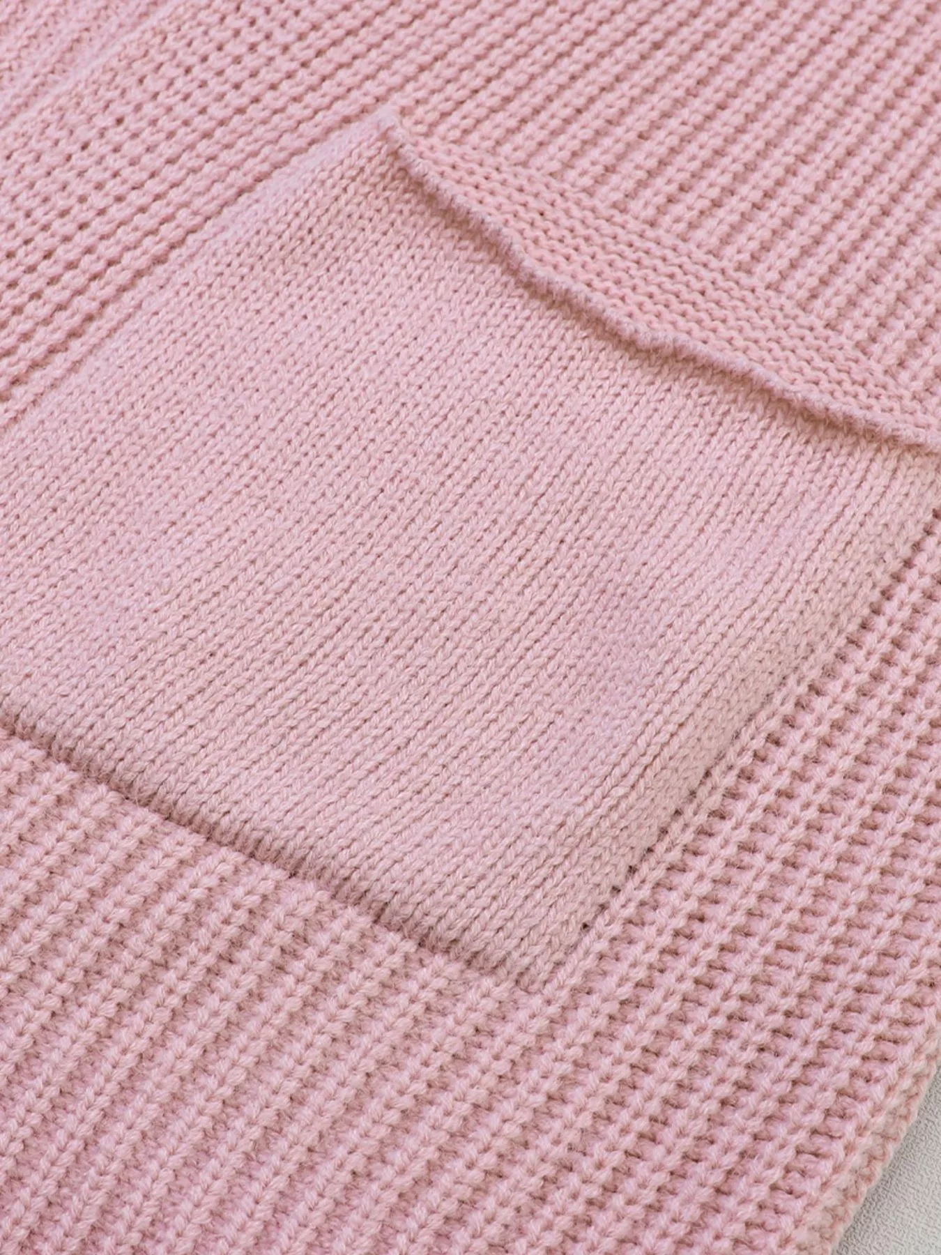 Chunky Knit Open Front Cardigan - Image 8