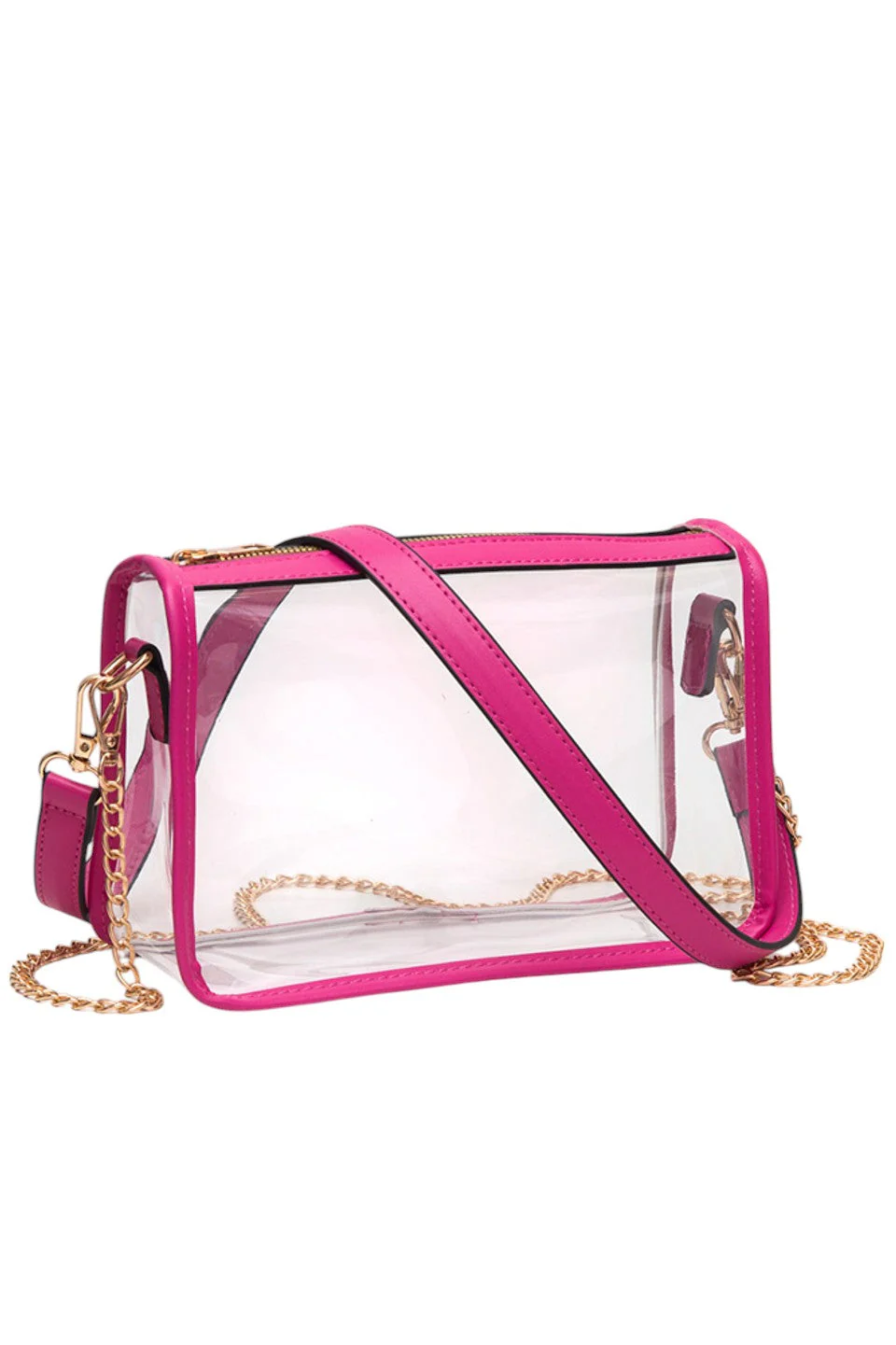 Clear Rectangle Stadium Concert Crossbody Bag - Image 2