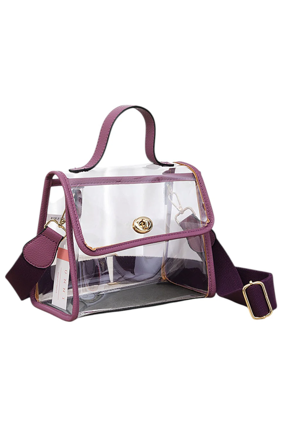 Clear Stadium Crossbody hand Bag - Image 6