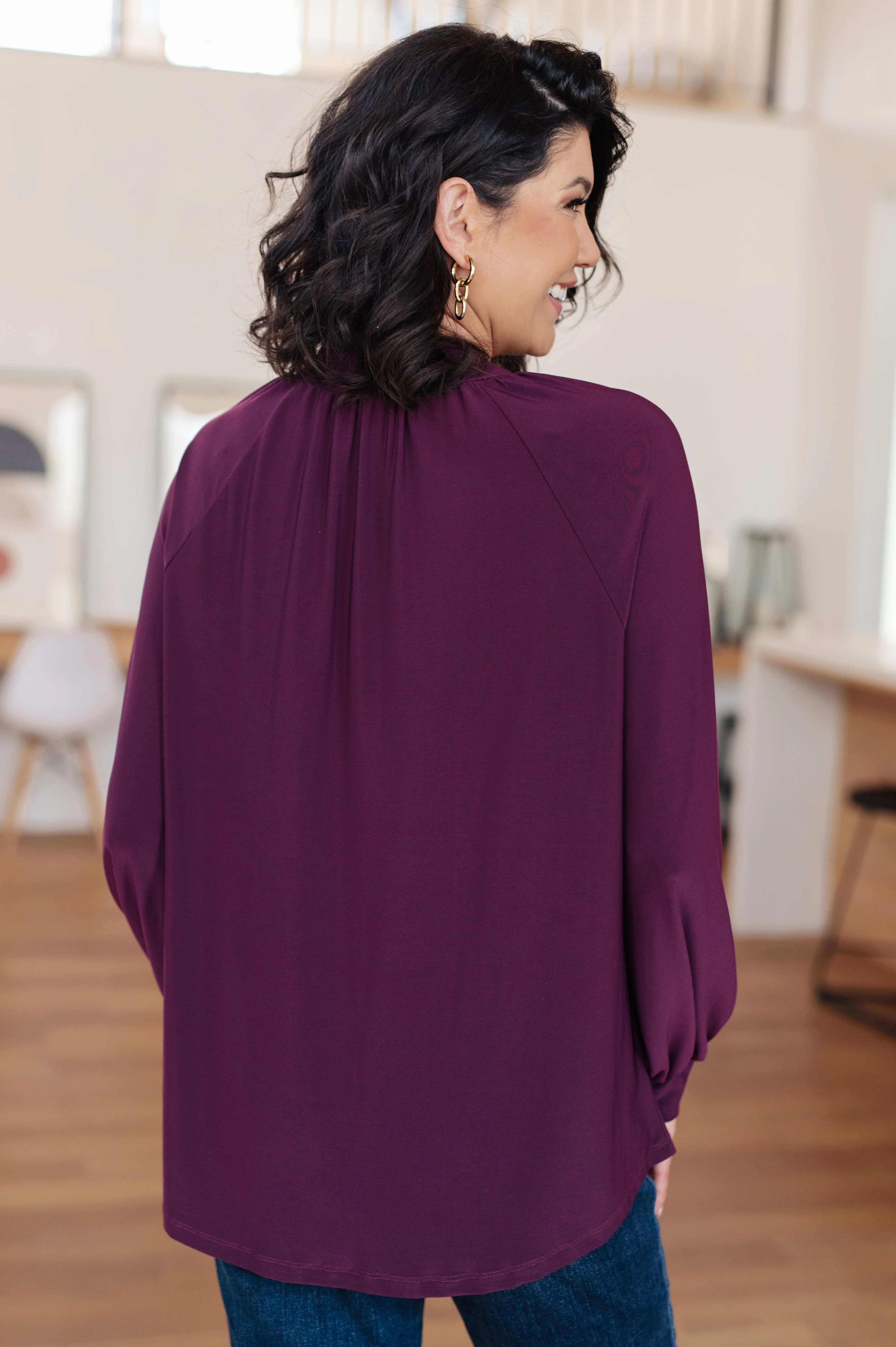 Closing Time Mock Neck Blouse - Image 8