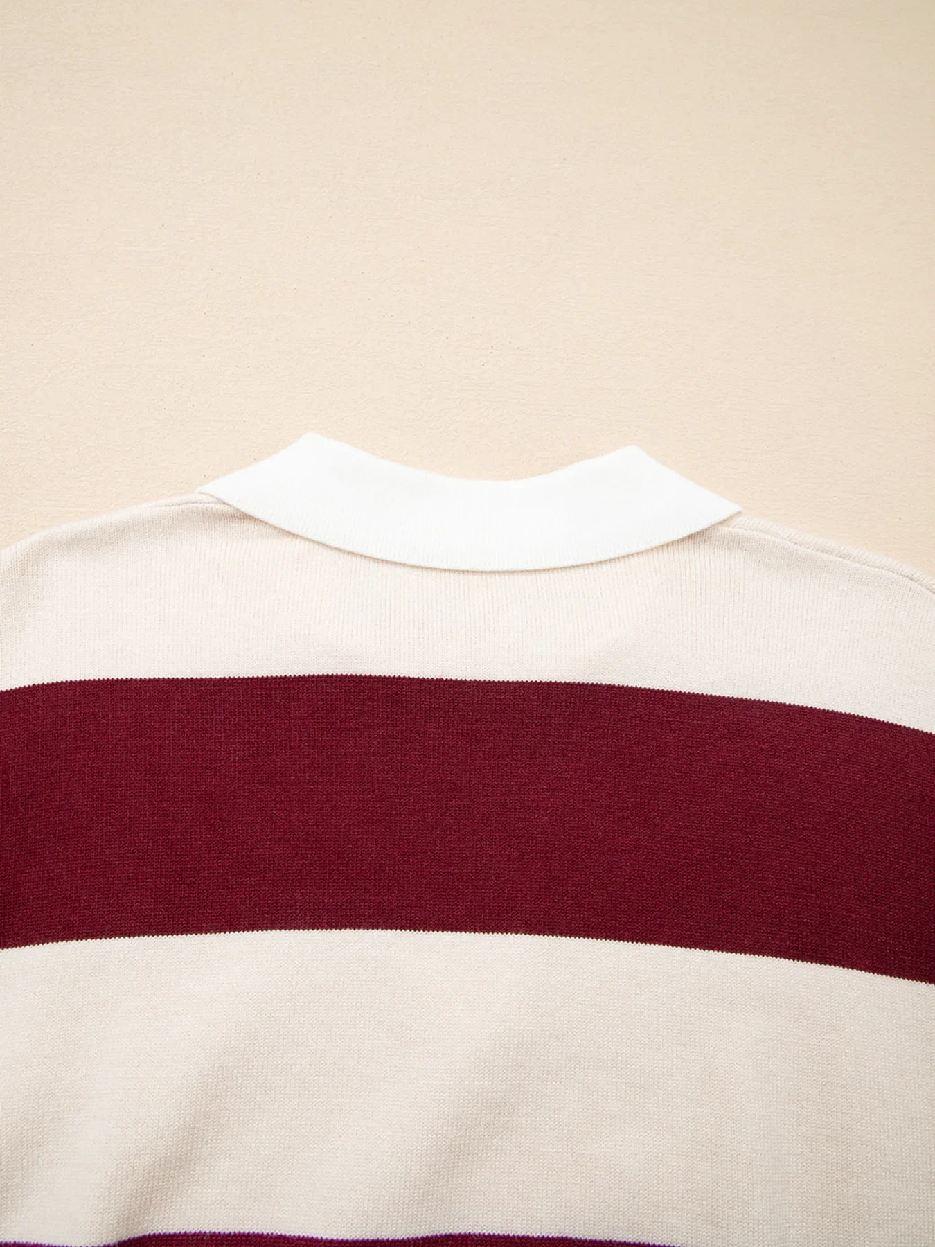Color Block Long Sleeve Knit Top - Image 6