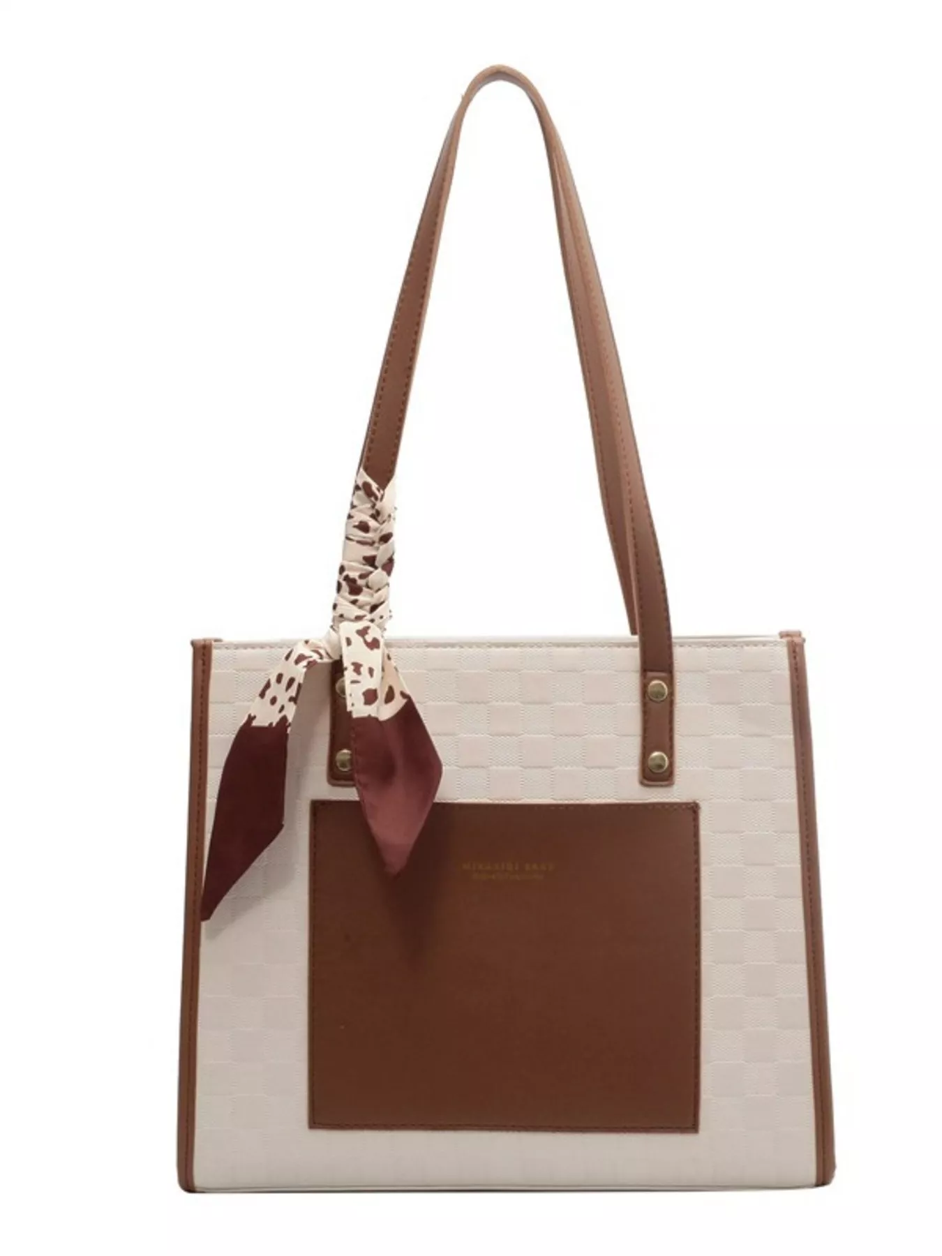 Color Block Shoulder Bag - Image 8
