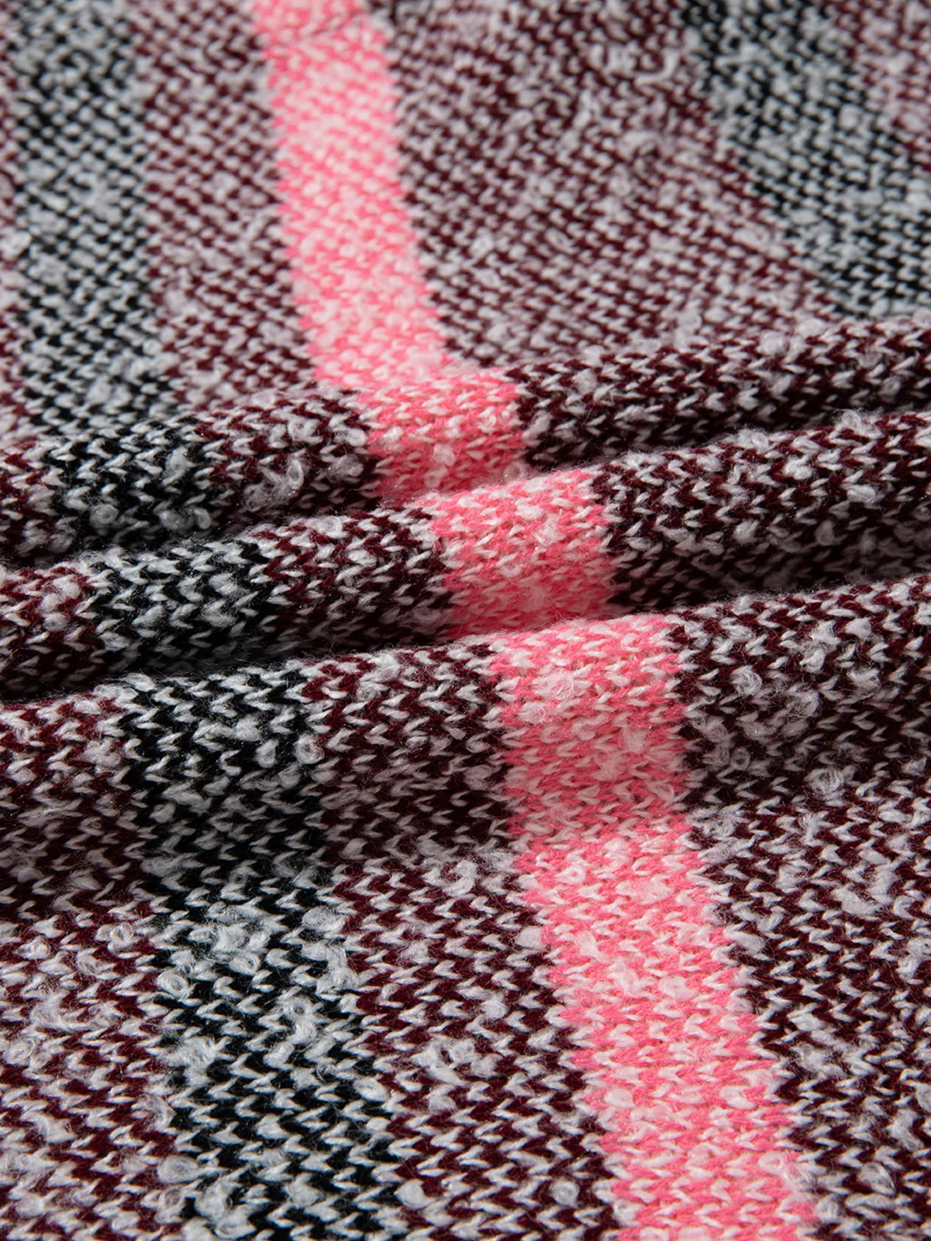 Color Block Striped Side Slit Open Front Cardigan - Image 8