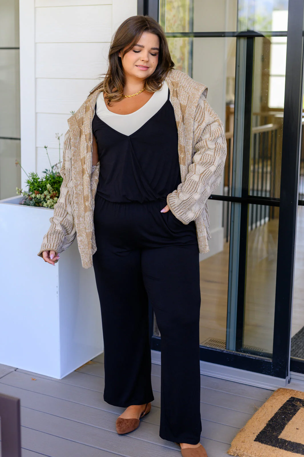 Completely Justified Jumpsuit in Black - Image 5