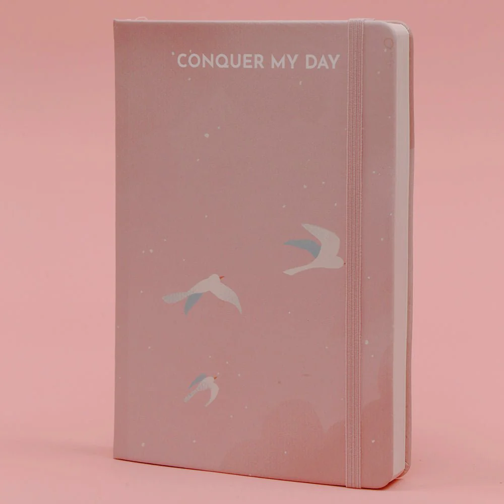 Conquer My Day Hardcover Journal (6 Months Supply, Monthly/Weekly/Daily + Line/Dot Paper) - Designed by Kelly Luc, Limited Edition - Image 5