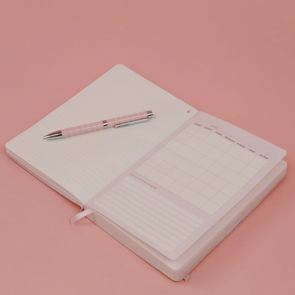 Conquer My Day Hardcover Journal (6 Months Supply, Monthly/Weekly/Daily + Line/Dot Paper) - Designed by Kelly Luc, Limited Edition - Image 7