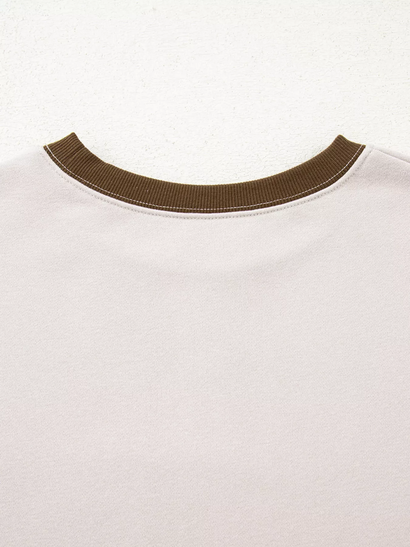 Contrast Striped Long Sleeve Sweatshirt - Image 10